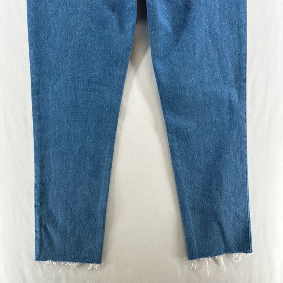Rag & Bone Jeans Womens 24 Nina High Rise Ankle Cigarette Button Fly Denim Blue - Picture 6 of 14